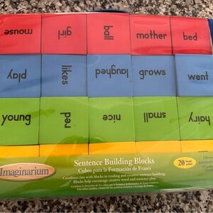 Imaginarium Sentence Building Blocks - Red, Blue, Green